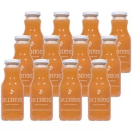 Soki i napoje niegazowane - 12x Naturalny sok wyciskany NFC jabłko rabarbar DRINKME - miniaturka - grafika 1