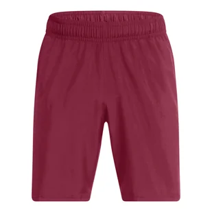 Męskie Spodenki UNDER ARMOUR UA WOVEN WDMK SHORTS 1383356-625 – Bordowy - Spodenki męskie - miniaturka - grafika 1