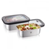 Pojemniki kuchenne - Zestaw 2 Pojemników Prostokątnych PROVIDO GEFU - miniaturka - grafika 1