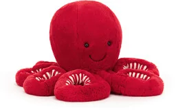 MASKOTKA PLUSZOWA JELLYCAT Ośmiornica żurawinowa duża 47 cm - Maskotki i pluszaki - miniaturka - grafika 1