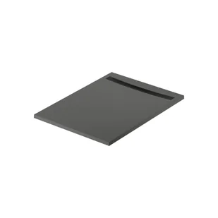 Brodzik Prostokątny Meissen Keramik Kontra 120X90 Grafit + Maskownica Odpływu Czarna S207-014 - Brodziki prysznicowe - miniaturka - grafika 1