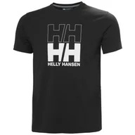 Koszulki sportowe męskie - Koszulka męska Helly Hansen Core Graphic T 2.0 Rozmiar: XL / Kolor: czarny - miniaturka - grafika 1