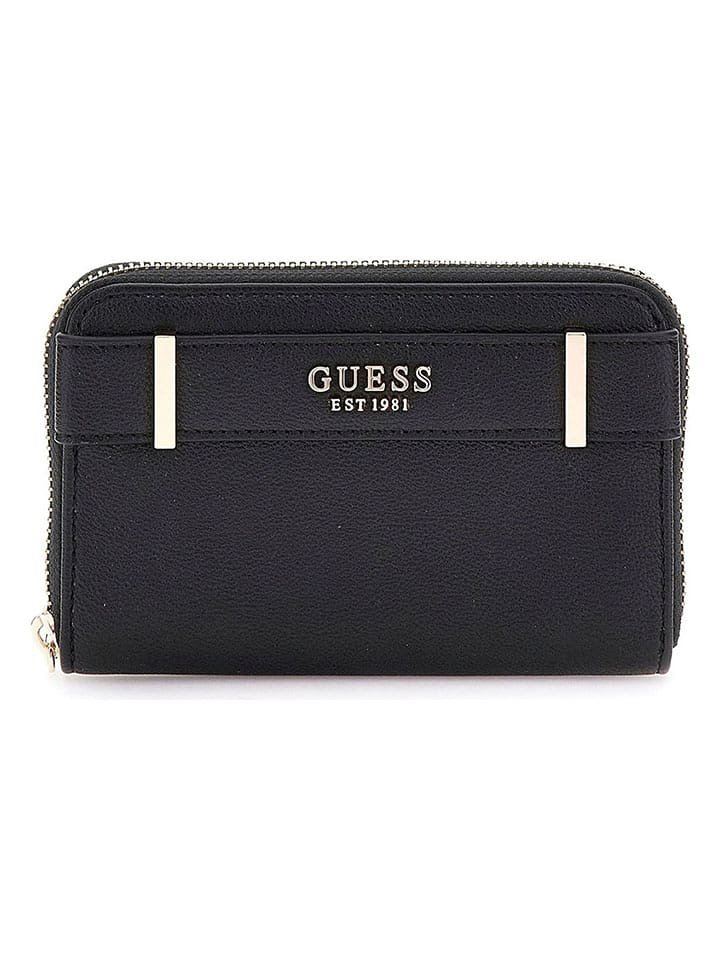 Guess Portfel w kolorze czarnym - 14 x 9,5 x 2,5 cm