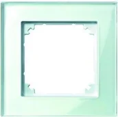 Klawisze i ramki - Merten Ramka Szklana Pojedyncza 489119 - miniaturka - grafika 1