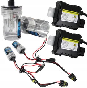 Zestaw Xenon H7 Hid Żarówki Ksenon Xenony 6000K 35W Żarniki Ultra Slim - Żarówki samochodowe - miniaturka - grafika 1