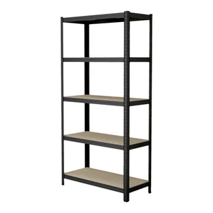 Regał metalowy 180 x 90 x 40 cm 5 półek 120 kg - Regały - miniaturka - grafika 1