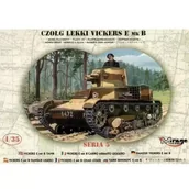 Modele do sklejania - Polski Czołg Jednowieżowy Vickers E Mk B - Mirage Hobby - miniaturka - grafika 1
