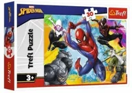 Puzzle - Puzzle 30 Kolory Spider-mana TREFL - miniaturka - grafika 1