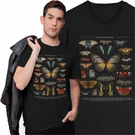 Koszulki męskie - Koszulka Motyle Kolekcja Entomologiczna Zbiór Owadów Zwierzęta Butterflies - miniaturka - grafika 1