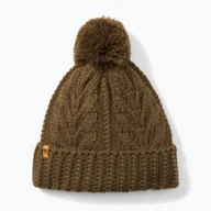 Czapki damskie - Czapka zimowa damska Timberland Cable Premium Pom Beanie leaf green | WYSYŁKA W 24H | 30 DNI NA ZWROT - miniaturka - grafika 1