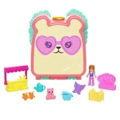Polly Pocket Przekąski niespodzianki Piknik misia - Lalki dla dziewczynek - miniaturka - grafika 1