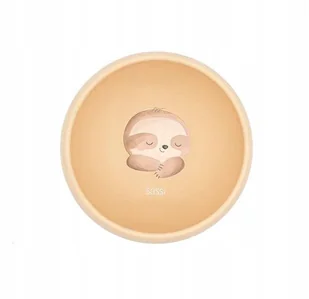 SASSI Miska silikonowa z przyssawką Leniwiec - Miseczki i talerzyki dla dzieci - miniaturka - grafika 1