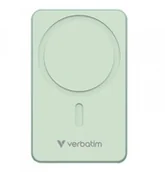 Powerbanki - Powerbank Verbatim Charge 'n' Go Essentials Magnetic Wireless 10000mAh USB-C PD 3.0 Green - miniaturka - grafika 1