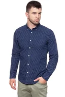 Koszule męskie - Wrangler, Koszula męska, 1Pkt Button Down Shi Dark Indigo W5931Lh1E, rozmiar M - miniaturka - grafika 1