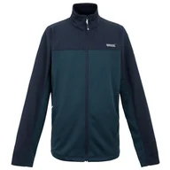 Bluzy sportowe męskie - Męska bluza Regatta Highton Full Zip Midlayer Rozmiar: XXXL / Kolor: niebieski - miniaturka - grafika 1