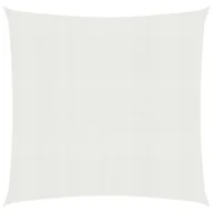 Parasole ogrodowe - vidaXL Żagiel przeciwsłoneczny, 160 g/m, biały, 5x5 m, HDPE vidaXL - miniaturka - grafika 1