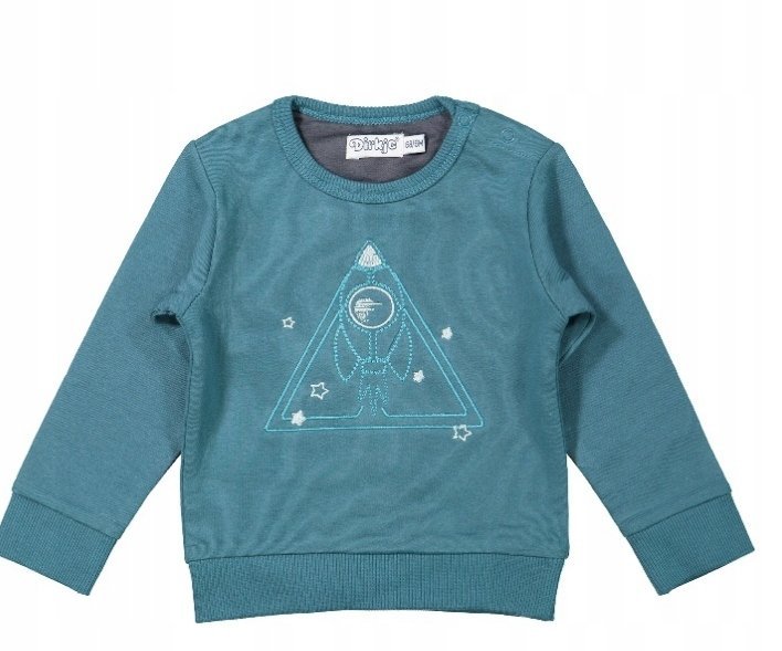 Dirkje Bluza Dziecięca Niebieska Haft 62 Cm Spo