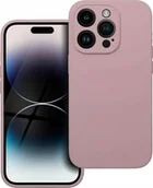 Etui i futerały do telefonów - OEM Futerał SILICONE 2mm do IPHONE 14 Pro pudrowy róż - miniaturka - grafika 1