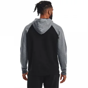 Męska bluza dresowa nierozpinana z kapturem UNDER ARMOUR UA Rival WM Colorblock HD - Bluzy sportowe męskie - miniaturka - grafika 1