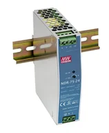 Zasilacze do serwerów - MEAN WELL NDR-75-24 moduł zasilaczy 76,8 W Niebieski, Metaliczny NDR7524 - miniaturka - grafika 1