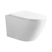 Miski WC - Biała miska wc wisząca Rimless Mizu Tornado Hydrosan - miniaturka - grafika 1