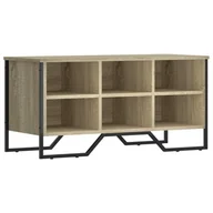 Szafki na buty - vidaXL Stojak na buty dąb sonoma 90x38x45,5 cm Materiał drewnopochodny - miniaturka - grafika 1