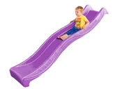 Place zabaw - Ślizg Zjeżdżalnia Ślizgawka Wodna 2,5 m JF różowy - miniaturka - grafika 1