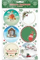 Zabawki kreatywne - Zestaw naklejek na prezenty Mikołaj - miniaturka - grafika 1