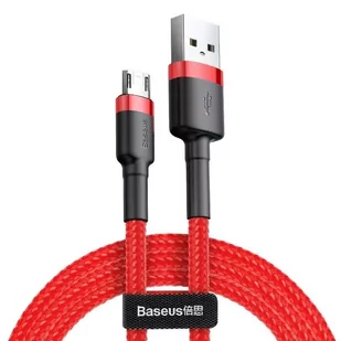 Kabel USB do Micro USB Baseus Cafule 2.4A 1m - Kable - miniaturka - grafika 1