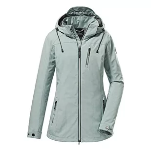 G.I.G.A. DX Damska kurtka softshell / kurtka outdoorowa z odpinanym kapturem - GS 32 WMN SFTSHLL JCKT, lodowy niebieski, 36, 38345-000 - Kurtki damskie - miniaturka - grafika 1