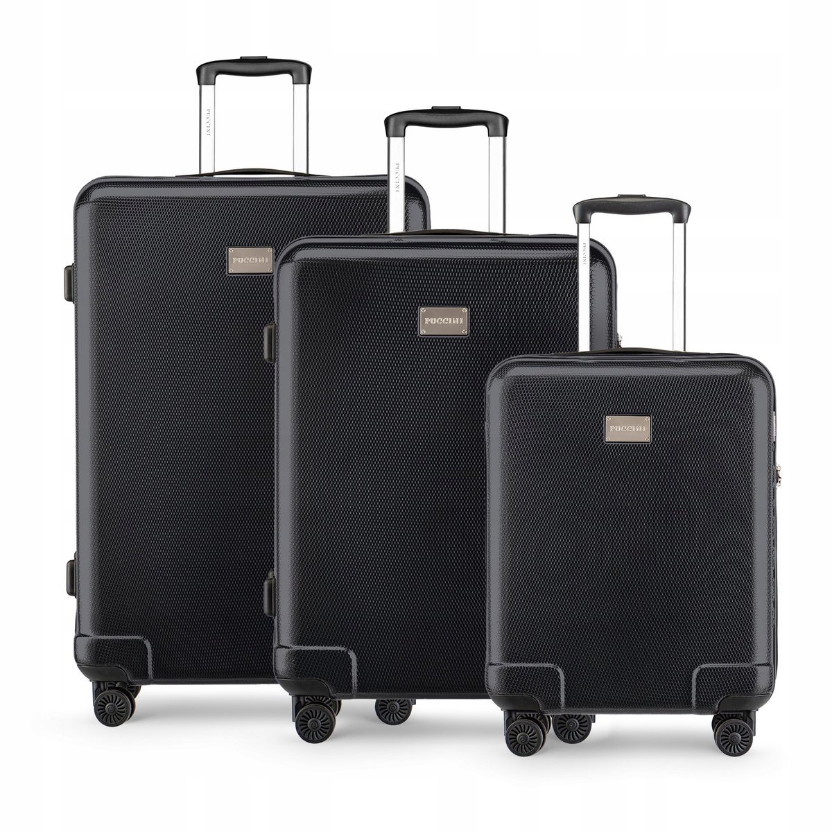PUCCINI Zestaw WALIZEK Podróżnych PC Komplet Polikarbon 3w1 PC029 8
