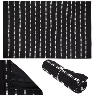 Dywan pikowany czarny, 120 x 180 cm - Dywany - miniaturka - grafika 1
