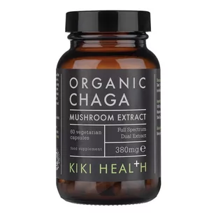 Organic KIKI Health Chaga Extract 60 Kapsułek wegetariańskich - Zioła - miniaturka - grafika 1