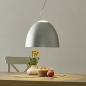 Lampy sufitowe - Artemide Lampa wisząca designerska Nur Mini, możliwość ściemniania, aluminiowy / szary / cynkowy, salon / jadalnia, aluminium, design - miniaturka - grafika 1