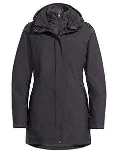 Vaude Idris III 3in1 Parka Women, czarny EU 40 | M 2021 Kurtki przeciwdeszczowe 424026780400 - Kurtki damskie - miniaturka - grafika 1