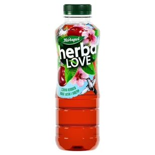 Herbapol Napój HerbaLOVE o Smaku Czarnej Herbaty, Kwiatu Wiśni i Skrzypu - Soki i napoje niegazowane - miniaturka - grafika 1