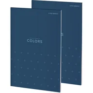 Notesy i bloczki - Blok notanikowy A5 100k kratka COLORS 400169240 TOP2000 - miniaturka - grafika 1