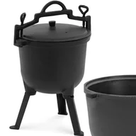 Akcesoria gastronomiczne - Kociołek żeliwny - z pokrywką - 7 l - Royal Catering RC-POT-03 - miniaturka - grafika 1