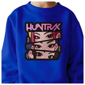 Bluzy dla dziewczynek - BLUZA DZIECIĘCA KPOP DEMON HUNTERS HUNTRIX 134-140 BAWEŁNIANA JAKOŚĆ - miniaturka - grafika 1