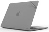 Części i akcesoria do laptopów - Folia JCPal MacGuard 2w1 Space Gray Top skin+Back MacBook Pro 13" M2,2022 - miniaturka - grafika 1
