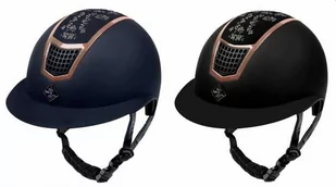 Fair Play Kask QUANTINUM Fleur Rosegold W-V - Kaski do jazdy konnej - miniaturka - grafika 1