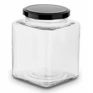 Pojemniki kuchenne - SZKLANY SŁOIK KWADRATOWY DO PRZYPRAW ZAPRAW BELO 500ML - miniaturka - grafika 1