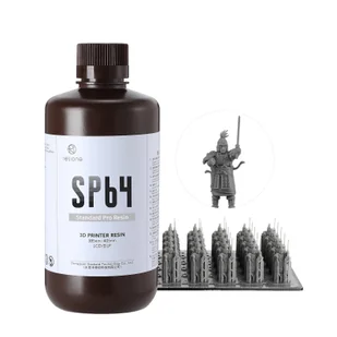 żywica do drukarek 3D, matowa powierzchnia, ostre detale, SP64-Grey-1000G - Filamenty i akcesoria do drukarek 3D - miniaturka - grafika 1