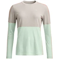 Koszulki sportowe damskie - Damska koszulka Ortovox 185 Rock'N'Wool Long Sleeve W Rozmiar: L / Kolor: biały - miniaturka - grafika 1