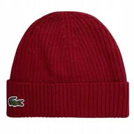 Czapki damskie - Czapka Lacoste Rib Knit Brushed Wool Beanie (RB0001 00 476) OS - miniaturka - grafika 1