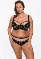 Biustonosze - Biustonosz semi soft Gaia BS 1134 Keto Grafitowy Maxi - miniaturka - grafika 1