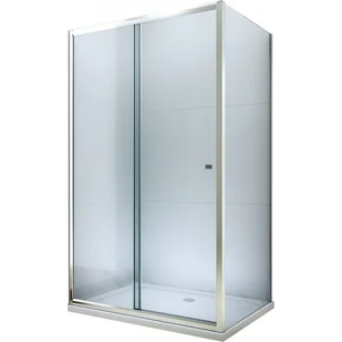 Mexen Apia kabina prysznicowa rozsuwana 90x90 cm, transparent, chrom - 840-090-090-01-00 - Kabiny prysznicowe - miniaturka - grafika 1