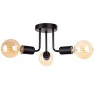Lampy sufitowe - KET LAMPA sufitowa industrialna OPRAWA metalowa sticks czarna KET1188 - miniaturka - grafika 1