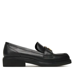 Loafersy Guess FLPSHU LEA14 Czarny - Półbuty damskie - miniaturka - grafika 1