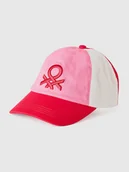 Czapki damskie - Benetton Czapka w kolorze czerwono-jasnoróżowym - miniaturka - grafika 1